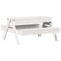 Mesa de pícnic con arenero de niños madera maciza pino blanco de , Mesas de jardín - Ref: Foro24-832593, Precio: 106,48 €, De...