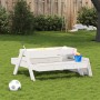 Mesa de pícnic con arenero de niños madera maciza pino blanco de , Mesas de jardín - Ref: Foro24-832593, Precio: 106,48 €, De...