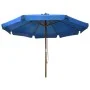 Sombrilla de jardín con palo de madera azul celeste 330 cm de vidaXL, Sombrillas - Ref: Foro24-47219, Precio: 106,36 €, Descu...