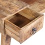 Banco con cajón madera maciza de mango 120x36x60 cm en Bancos para recibidores y almacenamiento | Comprar online en Foru.es