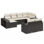 Set de sofás de jardín 10 pzas cojines ratán sintético negro de , Conjuntos de jardín - Ref: Foro24-3228896, Precio: 491,88 €...
