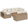 Set de sofás de jardín 11pzas con cojines ratán sintético beige de , Conjuntos de jardín - Ref: Foro24-3228918, Precio: 612,1...