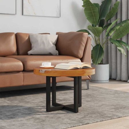 Mesa de centro de resina de teca 60 cm en Mesas de centro | Comprar online en Foru.es