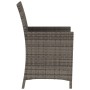 Sillas y mesita de jardín con cojines 3 piezas ratán PE gris de , Conjuntos de jardín - Ref: Foro24-365125, Precio: 196,61 €,...