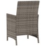 Sillas y mesita de jardín con cojines 3 piezas ratán PE gris de , Conjuntos de jardín - Ref: Foro24-365125, Precio: 196,61 €,...