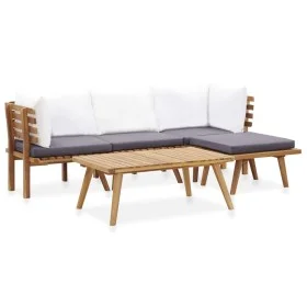 Gartenmöbel-Set 5-teilig aus massivem Akazienholz von vidaXL, Gartensets - Ref: Foro24-46678, Preis: 336,30 €, Rabatt: %