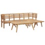 Juego de muebles de jardín 5 pzas madera maciza de acacia de vidaXL, Conjuntos de jardín - Ref: Foro24-46678, Precio: 368,05 ...