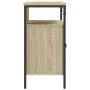 Armario lavabo baño madera ingeniería roble Sonoma 60x30x60 cm de , Tocadores de baño - Ref: Foro24-842437, Precio: 58,71 €, ...