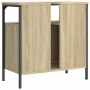 Armario lavabo baño madera ingeniería roble Sonoma 60x30x60 cm de , Tocadores de baño - Ref: Foro24-842437, Precio: 58,71 €, ...