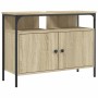 Armario lavabo baño madera ingeniería roble Sonoma 80x30x60 cm de , Tocadores de baño - Ref: Foro24-842442, Precio: 73,89 €, ...