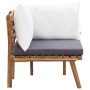 Juego de muebles de jardín 5 pzas madera maciza de acacia de vidaXL, Conjuntos de jardín - Ref: Foro24-46678, Precio: 368,05 ...