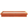 Estructura de cama LED madera maciza pino marrón cera 160x200cm de , Camas y somieres - Ref: Foro24-844416, Precio: 142,27 €,...