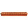 Estructura de cama LED madera maciza pino marrón cera 140x200cm de , Camas y somieres - Ref: Foro24-844414, Precio: 135,30 €,...