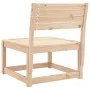 Sofá de jardín madera maciza de pino de , Sofás de exterior - Ref: Foro24-844669, Precio: 54,81 €, Descuento: %