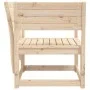 Silla de jardín madera madera maciza de pino de , Sofás de exterior - Ref: Foro24-844674, Precio: 71,03 €, Descuento: %