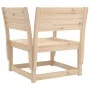 Silla de jardín madera madera maciza de pino de , Sofás de exterior - Ref: Foro24-844674, Precio: 71,03 €, Descuento: %