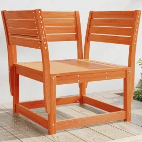 Silla de jardín madera madera maciza de pino marrón cera de , Sofás de exterior - Ref: Foro24-844676, Precio: 94,51 €, Descue...