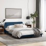 Estructura de cama con cabecero de tela azul 140x190 cm de , Camas y somieres - Ref: Foro24-373171, Precio: 181,72 €, Descuen...