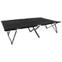 Black steel folding double lounger by vidaXL, Loungers - Ref: Foro24-47760, Price: 124,48 €, Discount: %