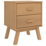 Mesita de noche OLDEN madera maciza de pino marrón de , Mesitas de noche - Ref: Foro24-358582, Precio: 67,30 €, Descuento: %