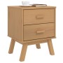 Mesita de noche OLDEN madera maciza de pino marrón de , Mesitas de noche - Ref: Foro24-358582, Precio: 67,30 €, Descuento: %