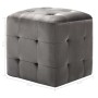 Mesitas de noche 2 unidades terciopelo gris 30x30x30 cm de vidaXL, Mesitas de noche - Ref: Foro24-249017, Precio: 81,52 €, De...