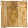 Mesa auxiliar de madera maciza de mango y hierro 45x45x50 cm de , Mesas auxiliares - Ref: Foro24-372734, Precio: 54,18 €, Des...