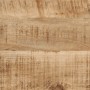 Mesa consola madera maciza mango rugosa y hierro 90x30x75 cm de , Mesas auxiliares - Ref: Foro24-372729, Precio: 95,58 €, Des...
