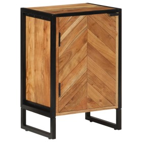Mueble de baño madera maciza de acacia y hierro 40x30x60 cm de , Muebles de baño - Ref: Foro24-372748, Precio: 73,74 €, Descu...