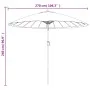 Gartenschirm mit anthrazitgrauem Aluminiummast 270 cm von vidaXL, Sonnenschirme - Ref: Foro24-47306, Preis: 79,99 €, Rabatt: %