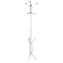 Perchero de hierro con recubrimiento en polvo blanco 176 cm de , Percheros para sombreros y abrigos - Ref: Foro24-377084, Pre...