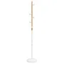 Perchero de hierro con recubrimiento en polvo blanco 177 cm de , Percheros para sombreros y abrigos - Ref: Foro24-377086, Pre...