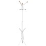 Perchero de hierro con recubrimiento en polvo blanco 176 cm de , Percheros para sombreros y abrigos - Ref: Foro24-377084, Pre...