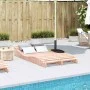 Tumbona de madera maciza Douglas 205x110x31,5 cm de , Tumbonas - Ref: Foro24-832591, Precio: 154,93 €, Descuento: %