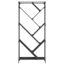 Estantería de madera de ingeniería y metal negro 79x30x180 cm de , Librerías y estanterías - Ref: Foro24-845431, Precio: 97,8...