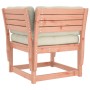 Sofá de jardín con reposabrazos cojines madera maciza Douglas de , Sofás de exterior - Ref: Foro24-844697, Precio: 96,99 €, D...