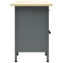 Banco de trabajo de acero negro 160x60x85 cm de vidaXL, Mesas de trabajo - Ref: Foro24-145348, Precio: 434,49 €, Descuento: %