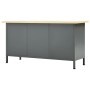 Banco de trabajo de acero negro 160x60x85 cm de vidaXL, Mesas de trabajo - Ref: Foro24-145348, Precio: 434,49 €, Descuento: %