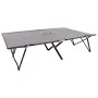 Gray steel folding double lounger by vidaXL, Loungers - Ref: Foro24-47762, Price: 119,50 €, Discount: %