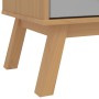 Cómoda de cajones OLDEN madera maciza de pino gris y marrón de , Cajoneras - Ref: Foro24-358589, Precio: 128,93 €, Descuento: %