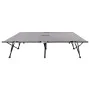 Gray steel folding double lounger by vidaXL, Loungers - Ref: Foro24-47762, Price: 119,50 €, Discount: %