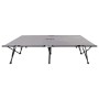 Tumbona doble plegable acero gris de vidaXL, Tumbonas - Ref: Foro24-47762, Precio: 121,50 €, Descuento: %
