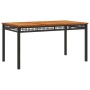 Set de muebles jardín 5 pzas con cojines ratán sintético negro de , Conjuntos de jardín - Ref: Foro24-3213562, Precio: 337,35...