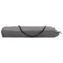 Gray steel folding double lounger by vidaXL, Loungers - Ref: Foro24-47762, Price: 119,50 €, Discount: %