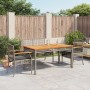 Juego de comedor de jardín 4 piezas con cojines ratán PE gris de , Conjuntos de jardín - Ref: Foro24-3213576, Precio: 327,33 ...