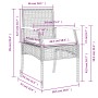 Juego de comedor de jardín 4 piezas con cojines ratán PE gris de , Conjuntos de jardín - Ref: Foro24-3213576, Precio: 327,33 ...