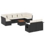 Set de sofás de jardín 10 pzas cojines ratán sintético negro de , Sofás modulares de exterior - Ref: Foro24-3224712, Precio: ...
