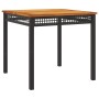 Set comedor de jardín 3 pzas con cojines ratán sintético negro de , Conjuntos de jardín - Ref: Foro24-3213560, Precio: 198,02...