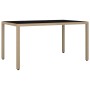 Set comedor de jardín 5 pzas con cojines ratán sintético beige de , Conjuntos de jardín - Ref: Foro24-3277571, Precio: 424,20...