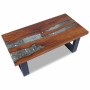 Mesa de centro de resina de teca 100x50 cm en Mesas de centro | Comprar online en Foru.es